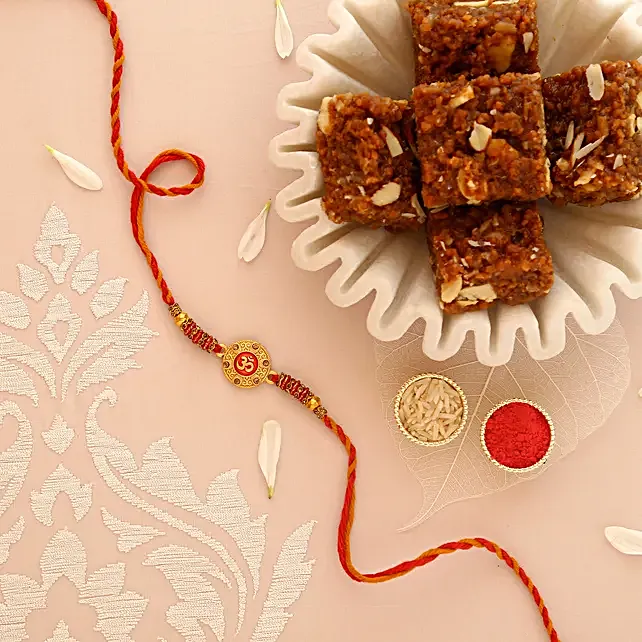 Om Rakhi & Dodha Burfi