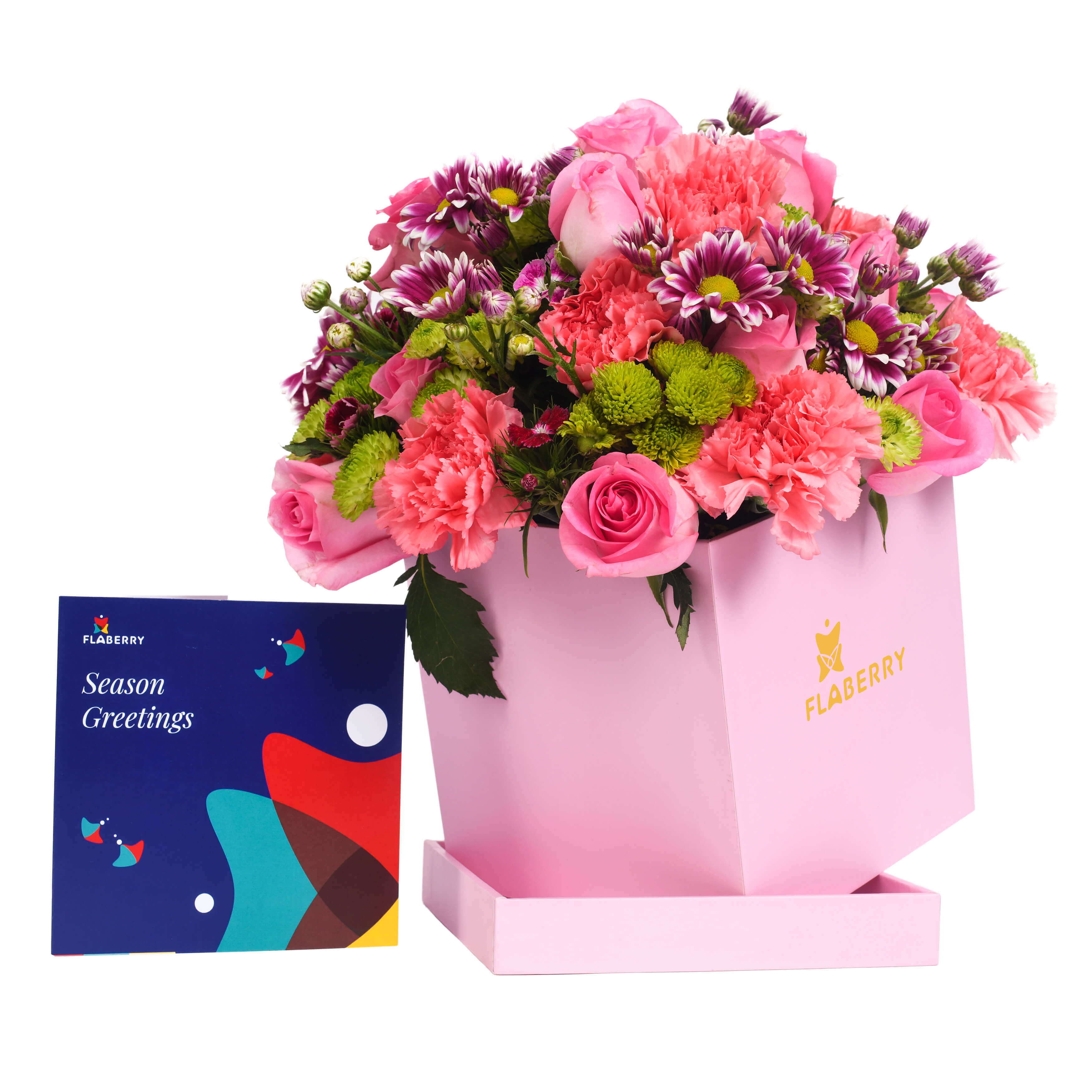 Pink Flaberry Signature Collection Flower Box