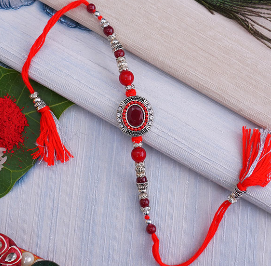 Red Stone Rakhi