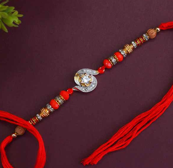 Floral Stone Rakhi