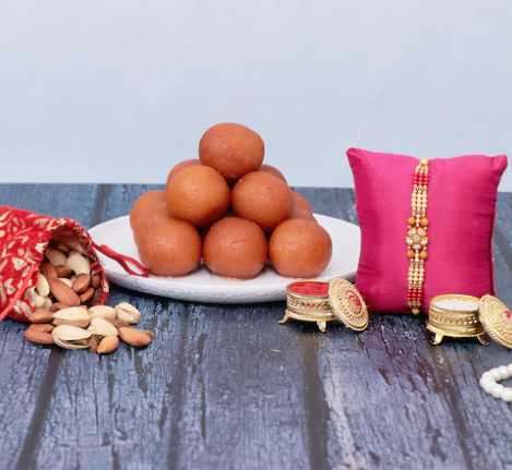 Rakhi Festivity with Gulabjamun & Dry Fruits