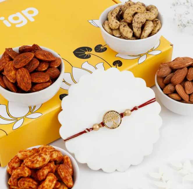 Wishful Orchard Rakhi with Dried Fruits