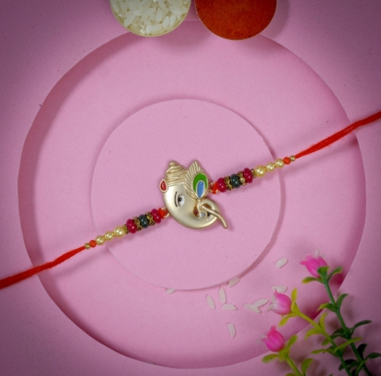 Divine Elephant Rakhi for Your Dearest Bhai