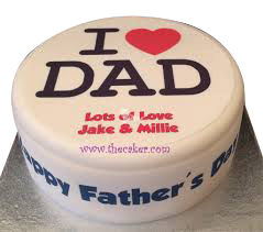 To Father, from kids Father's day cakes